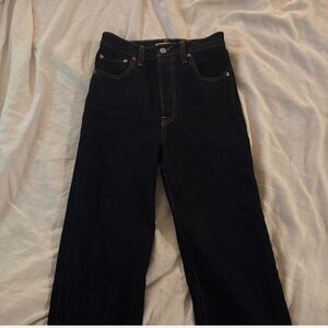 Levi's ribcage Straight Leg Jeans - Dark Blue